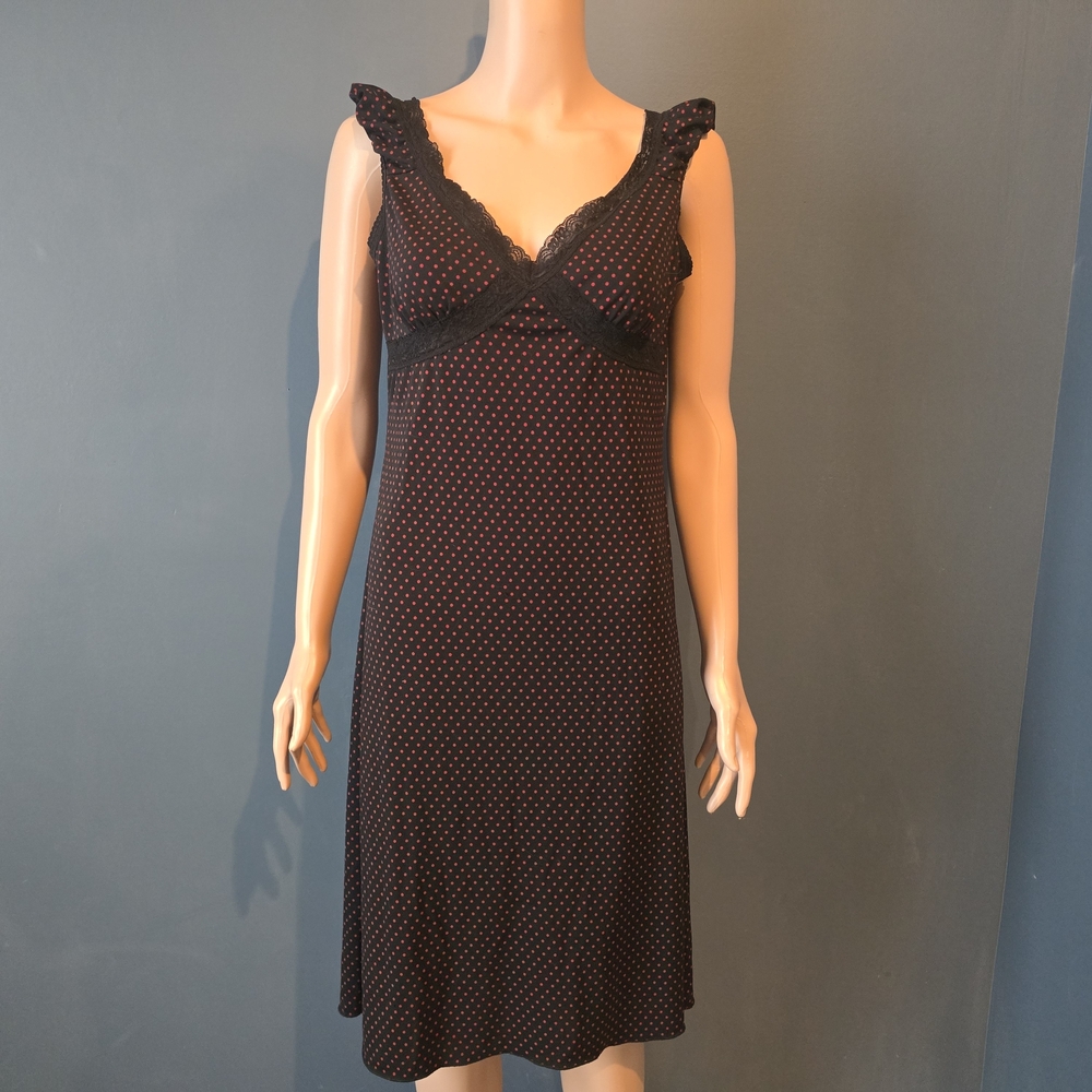 Charlotte Russe Black and Red Dotted Dress